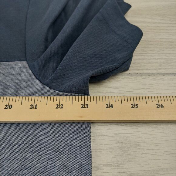 Travis Mathew Polo Shirt Mens XL Gray Short Sleeve Golf Logo Two Tone NWT - Picture 9 of 10